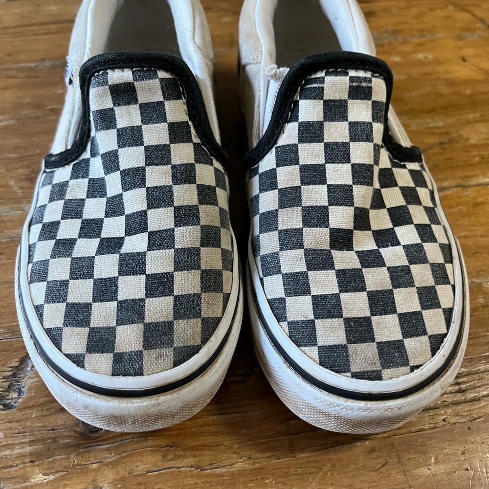 Vans checker slip on - kids 11